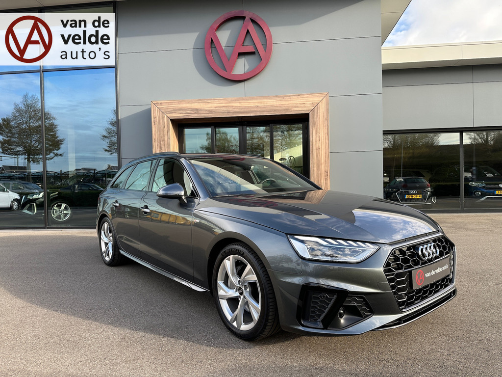 tweedehands Audi A4 Avant 40 TFSI 204pk S-tronic S-line | Led | Black optiek | Virtual cockpit | Rijklaar incl. garantie   – beschikbaar bij Van de Velde Auto’s
