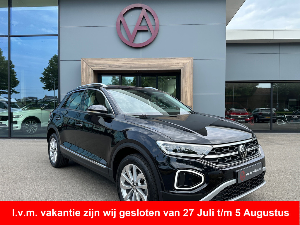 tweedehands Volkswagen T-Roc 1.5 TSI 150pk DSG Style Carplay | Camera | Keyless | Elek. Achterklep | Rijklaar incl. garantie   – beschikbaar bij Van de Velde Auto’s