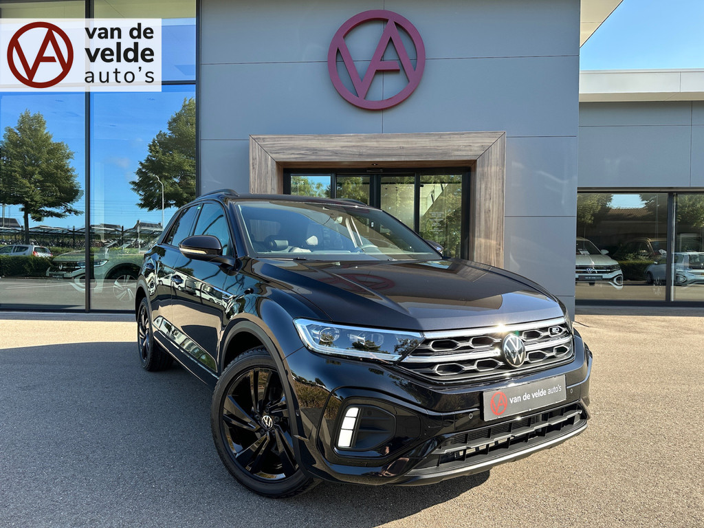 tweedehands Volkswagen T-Roc 1.5 TSI 150pk R-Line | Black Style | Keyless | Navi | Adapt. Cruise | Rijklaar incl. verlengde garantie   – beschikbaar bij Van de Velde Auto’s