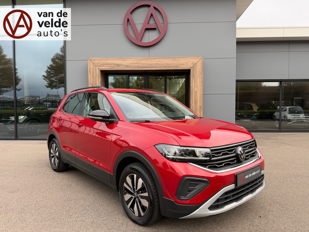 tweedehands Volkswagen T-Cross 1.0 TSI 116pk DSG Goal | Trekhaak | Navi | Adapt. Cruise | Carplay | Verlengde fabrieksgarantie 1-2030   – beschikbaar bij Van de Velde Auto’s