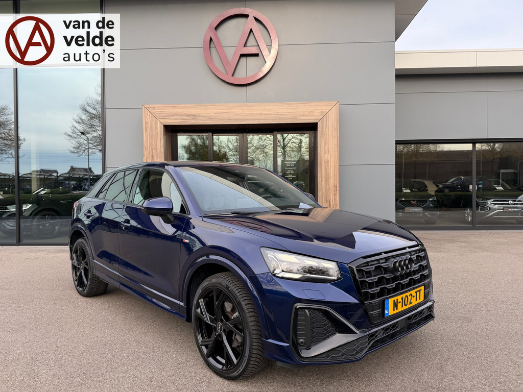 tweedehands Audi Q2 35 TFSI 150pk S-tronic S Edition | 2x S-line | Camera | Navi | Virtual cockpit | Zwart optiek | 19 Inch | Rijklaar incl. 1 jaar   – beschikbaar bij Van de Velde Auto’s