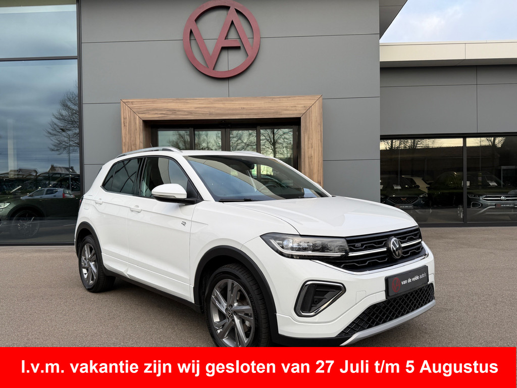 tweedehands Volkswagen T-Cross 1.0 TSI DSG R-Line | Camera | Trekhaak | Led gril | 4-season | Carplay | Rijklaar incl. garantie   – beschikbaar bij Van de Velde Auto’s