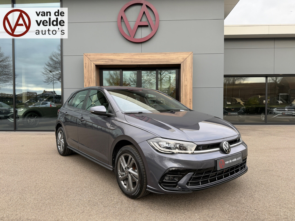 tweedehands Volkswagen Polo 1.0 TSI DSG R-Line | Led gril | IQ light | Camera | Stoelverwarming | Carplay | Navi | Adapt. Cruise | Rijklaar incl. 1 jaar Bov   – beschikbaar bij Van de Velde Auto’s