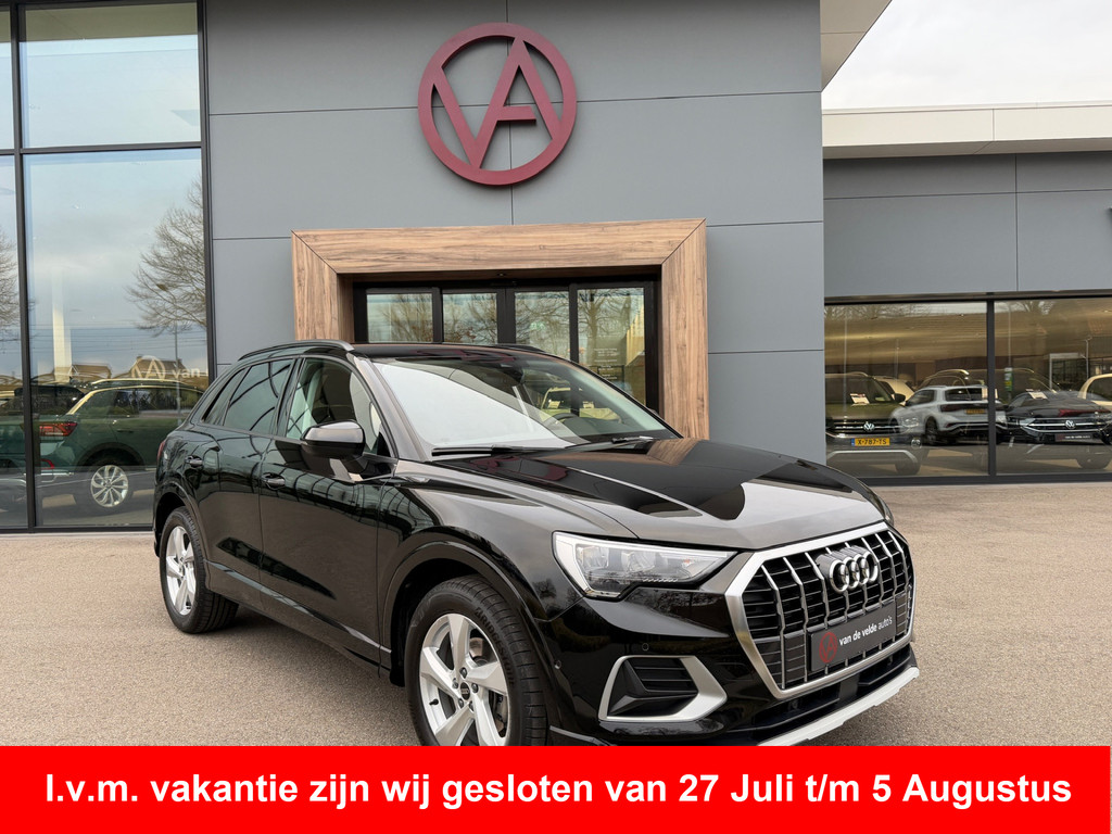 tweedehands Audi Q3 35 TFSI 150pk S-tronic Advanced | Trekhaak | Camera | Keyless | Elek. Achterklep | Dode hoek | Rijklaar incl. 1 jaar Bovag garan   – beschikbaar bij Van de Velde Auto’s