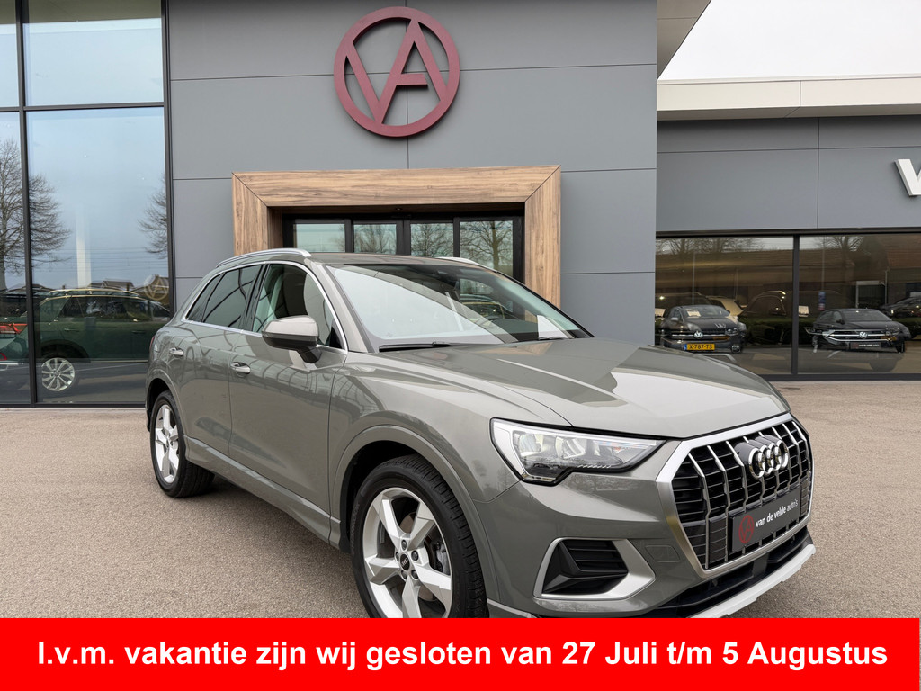 tweedehands Audi Q3 35 TFSI 150pk S-tronic Advanced | Trekhaak | Dode hoek | Keyless | Elek. Achterklep | Adapt. Cruise | Sportstoelen | Rijklaar in   – beschikbaar bij Van de Velde Auto’s