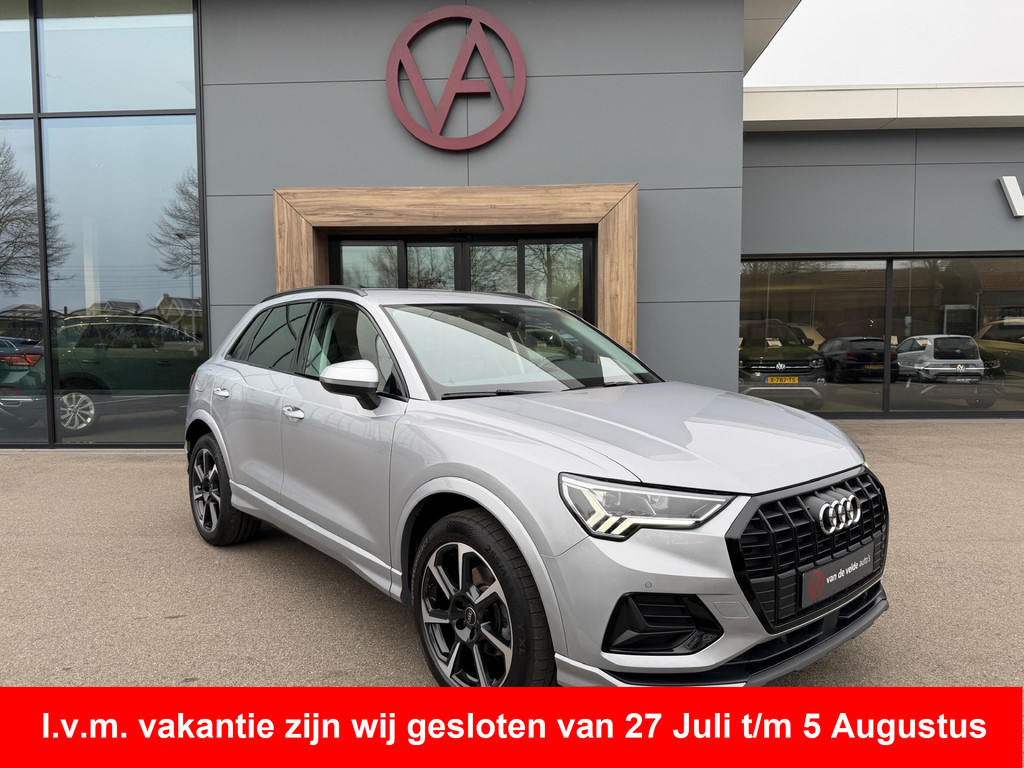 tweedehands Audi Q3 35 TFSI 150pk S-tronic Advanced | Trekhaak | Zwart optiek | Dode hoek | Keyless | Alcantara | Carplay | Rijklaar incl. Bovag gar   – beschikbaar bij Van de Velde Auto’s