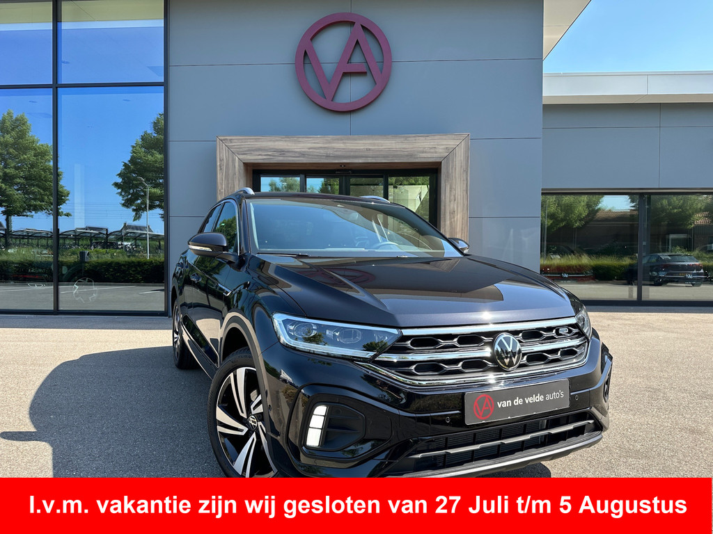 tweedehands Volkswagen T-Roc 1.5 TSI 150pk DSG R-Line | Camera | Keyless | Elek. Achterklep | Dode hoek | Rijklaar incl. 1 jaar Bovag garantie   – beschikbaar bij Van de Velde Auto’s