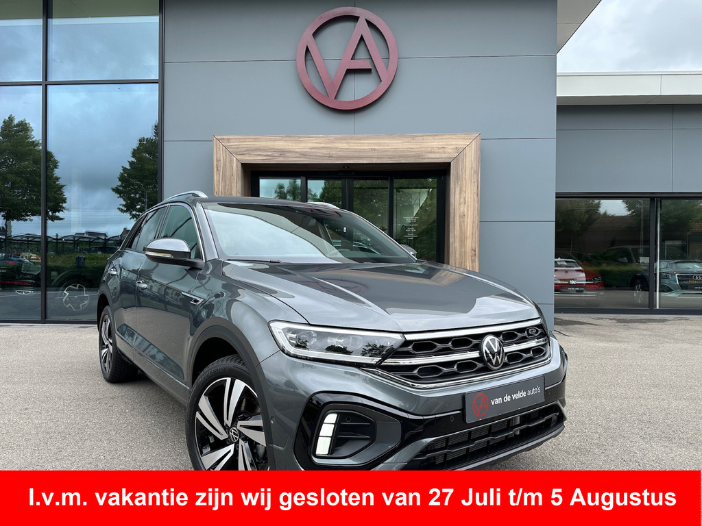 tweedehands Volkswagen T-Roc 1.5 TSI 150pk DSG R-Line | Camera | Keyless | Elek. Achterklep | Dode hoek | Rijklaar incl. 1 jaar Bovag garantie   – beschikbaar bij Van de Velde Auto’s