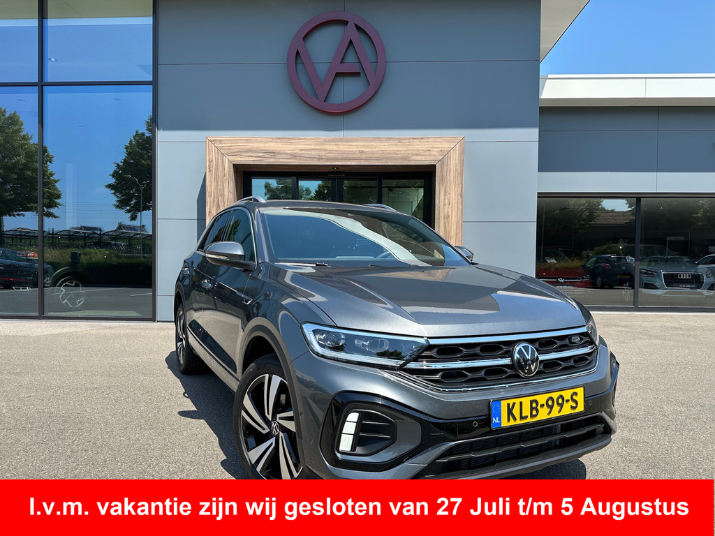 tweedehands Volkswagen T-Roc 1.5 TSI 150pk DSG R-Line | Camera | Keyless | Elek. Achterklep | Dode hoek | Rijklaar incl. 1 jaar Bovag garantie   – beschikbaar bij Van de Velde Auto’s
